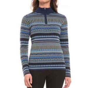 Fair Isle Sweater Denim Blue Over Yonder Erika
